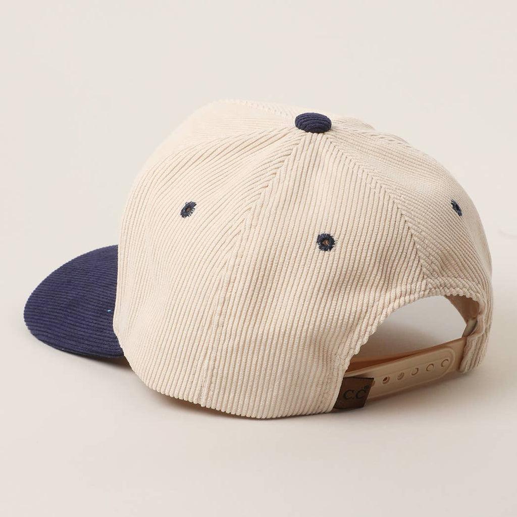 MAKIN' COWBOYS CRY Corduroy Trucker Hat: BLACK / One Size