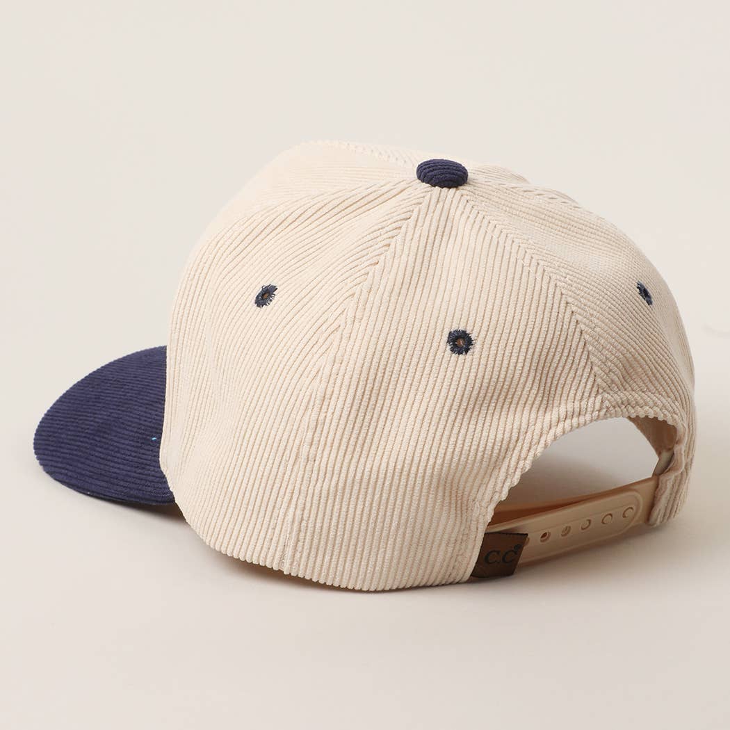MAKIN' COWBOYS CRY Corduroy Trucker Hat: BLACK / One Size