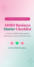 ✨ ADHD Business Starter Workbook ✨