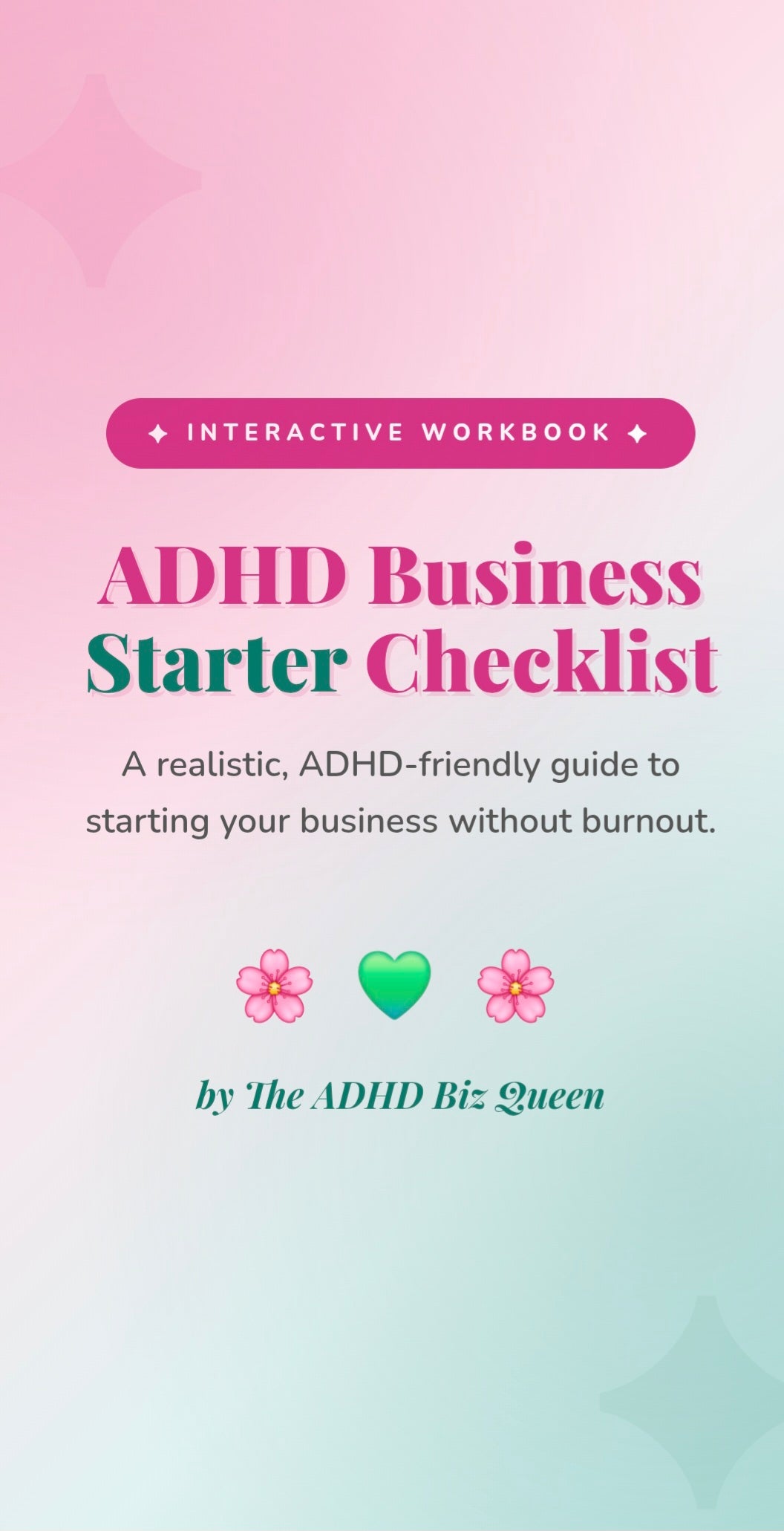 ✨ ADHD Business Starter Workbook ✨