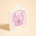 18K Gold Dipped Danity Horseshoe Lucky Necklace: 18K GD / ONE