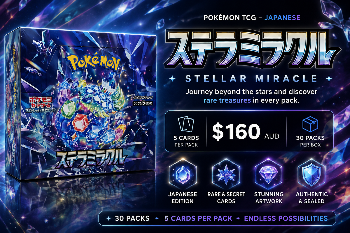 💎 STELLAR MIRACLE — Full Booster Box | TikTok LIVE Rip & Ship