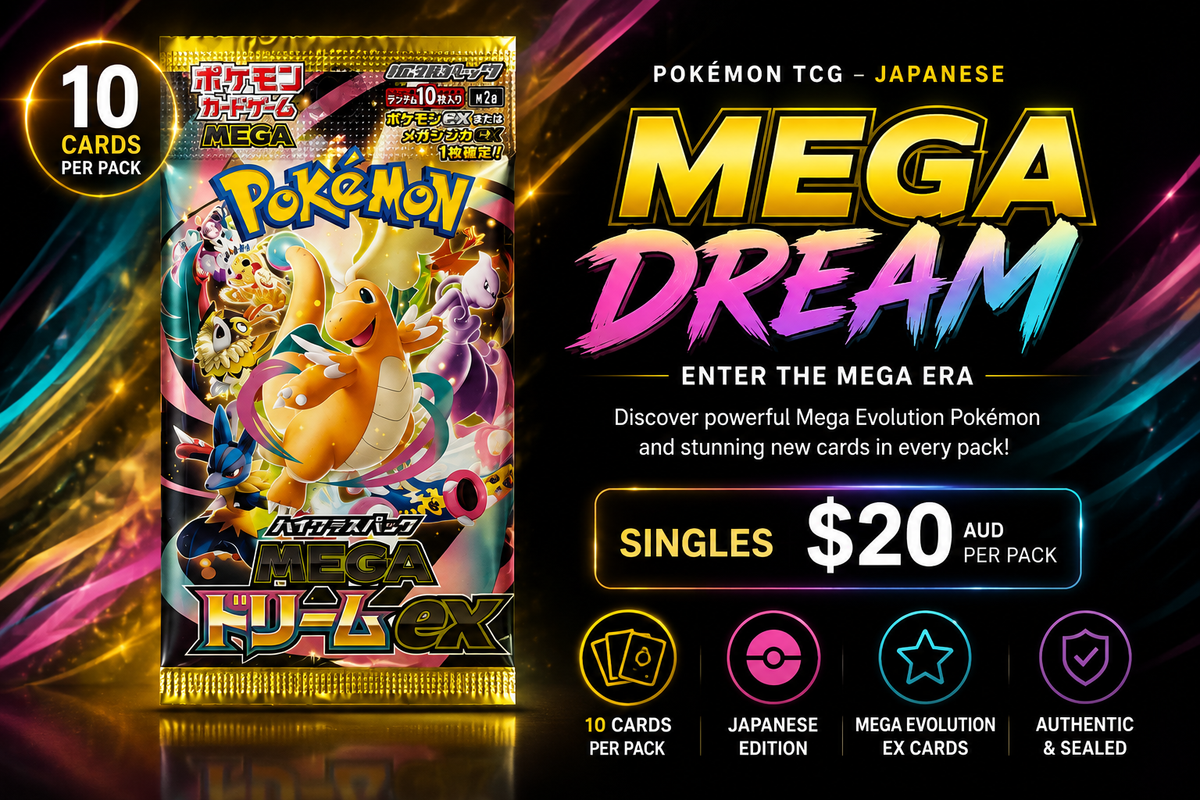 Mega dream single packets - rip and ship on TT live