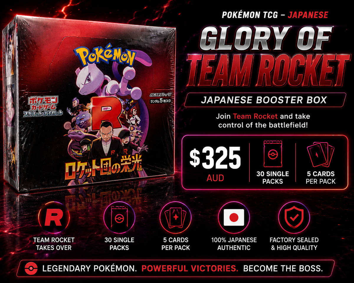 🚀 GLORY OF TEAM ROCKET — Full Japanese Booster Box | LIVE Rip & Ship