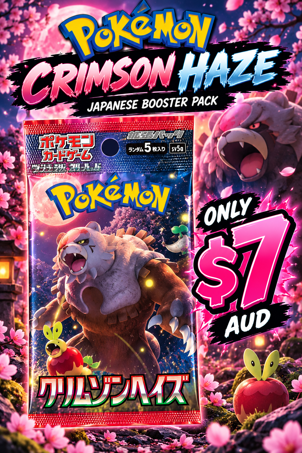 🌸 Crimson Haze — Japanese Booster Pack 🇯🇵