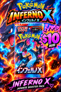 🔥 Pokémon Inferno X (M2) — Japanese Booster Pack 🇯🇵