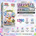 💎 TERASTAL FESTIVAL ex — Full Japanese Booster Box | LIVE Rip & Ship