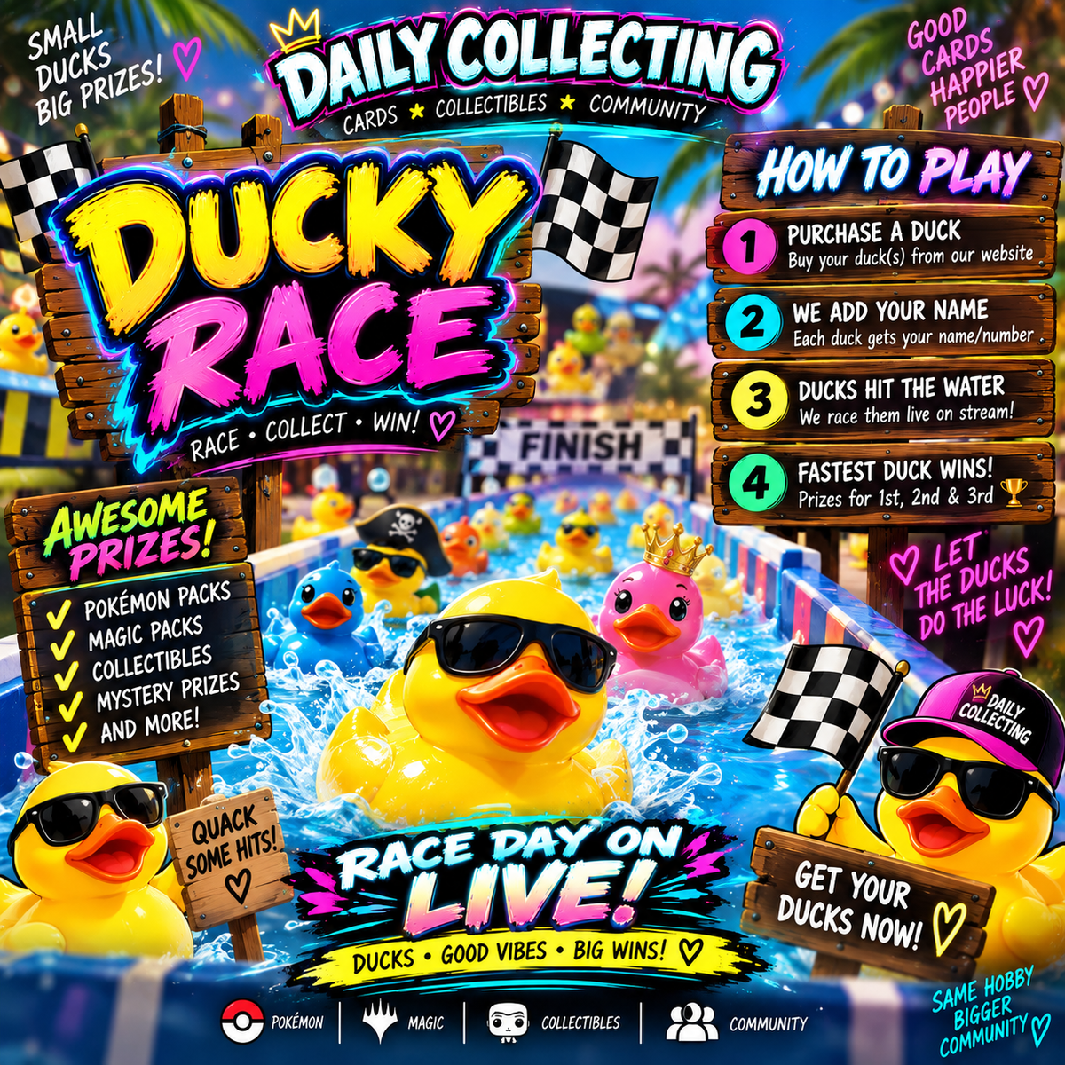 🦆💦 DUCKY RACE TONIGHT