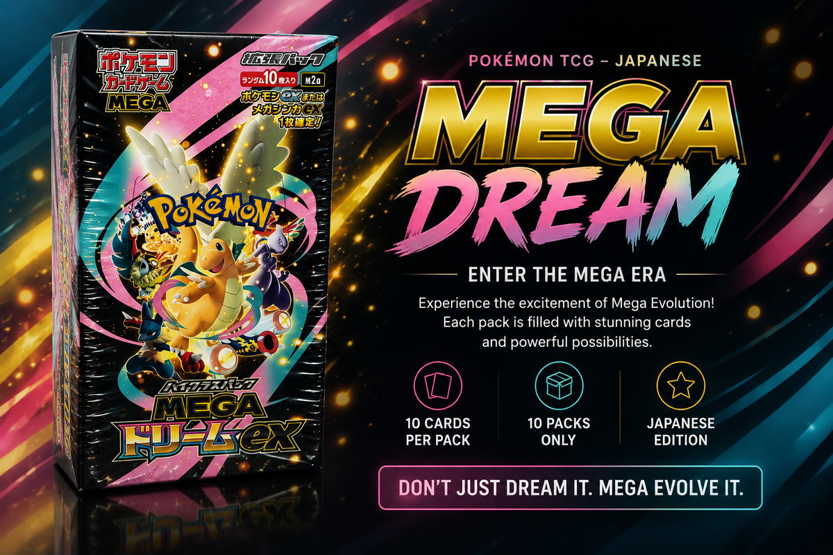 MEGA DREAM ex — Full Slim Booster Box | TikTok LIVE Rip & Ship