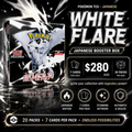 🤍 WHITE FLARE — Full Japanese Booster Box | TikTok LIVE Rip & Ship